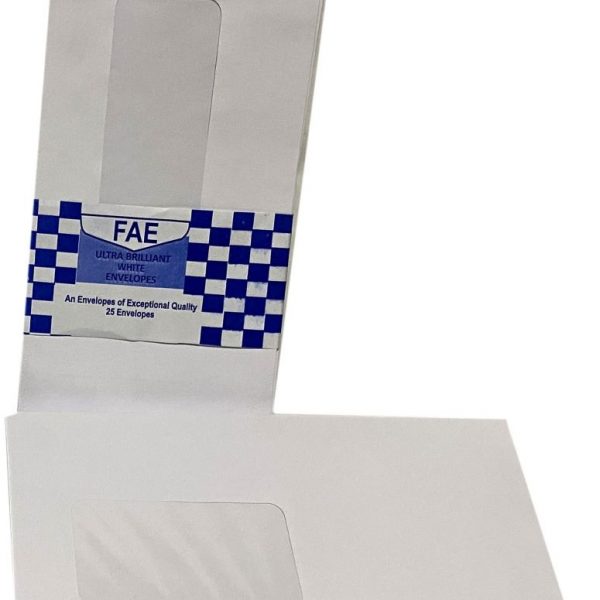 FAE White Window Official Envelope