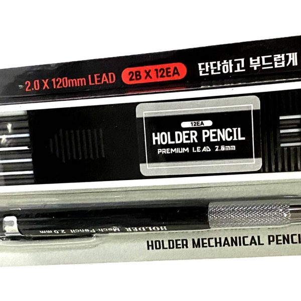 Holder Mechanical Pencil With Lead & Eraser 0.2MM