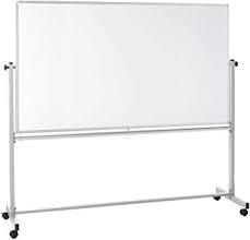 Magnetic White Board Double Sided with Stand